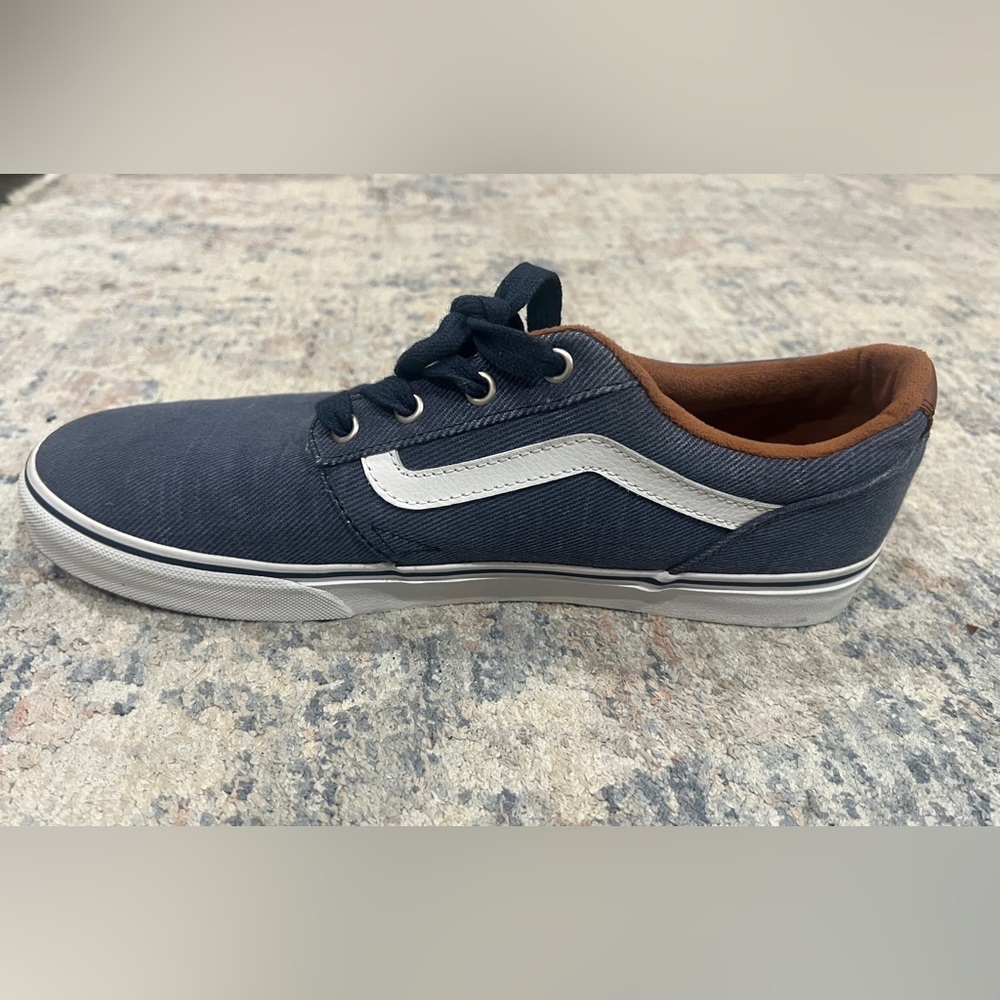 Vans Navy and White Sneakers - Picture 5 of 7
